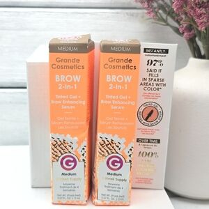 Grande Brow 2-in-1 Tinted Gel - Medium